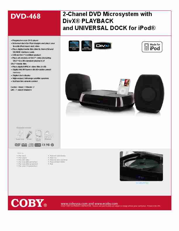 COBY electronic Stereo System DVD468-page_pdf